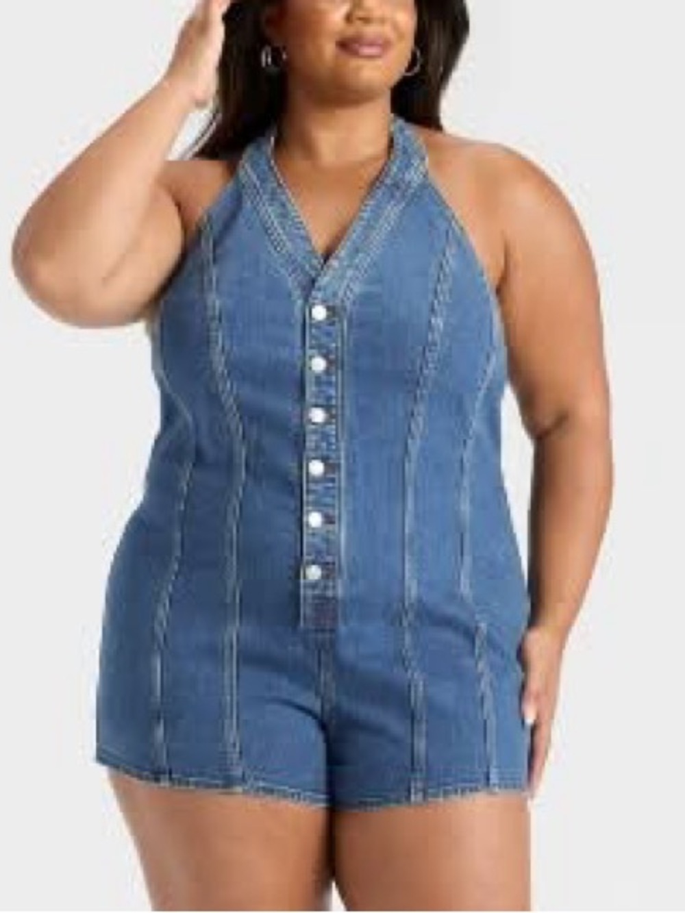 Universal Thread denim halter romper size 20
